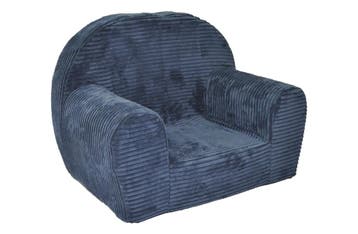 Kinderstoel LINCOL 60x40cm | Premium | OP=OP, Blauw, Nieuw, Ophalen of Verzenden, Corduroy