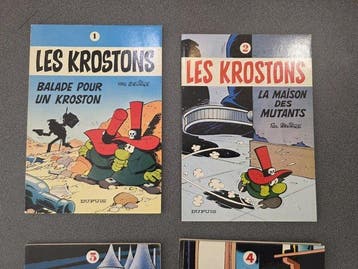 Les Krostons T1 à T4 - 3x B + C - 4 Album - Eerste druk -, Livres