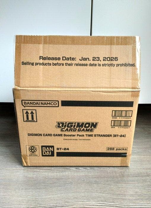 Digimon Lot 3000x BT24 - Time Stranger + Sealed Box Limited, Verzamelen, Overige Verzamelen