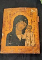 Icoon - Moeder Gods van Kazan - Hout
