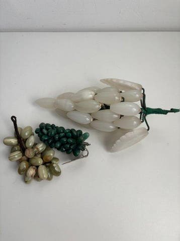 Centre de table (3) - Onyx, Albâtre, jadéite - Les raisins