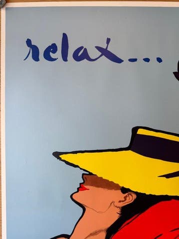 René Gruau - Relax Chargeur Reunis-RENÉ GRUAU