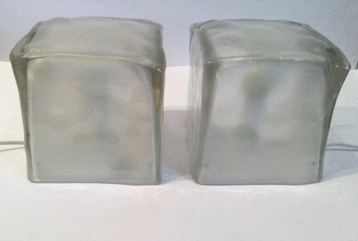 IKEA - Tafellamp (2) - Iviken - Glas, Antiek en Kunst, Antiek | Meubels | Stoelen en Sofa's