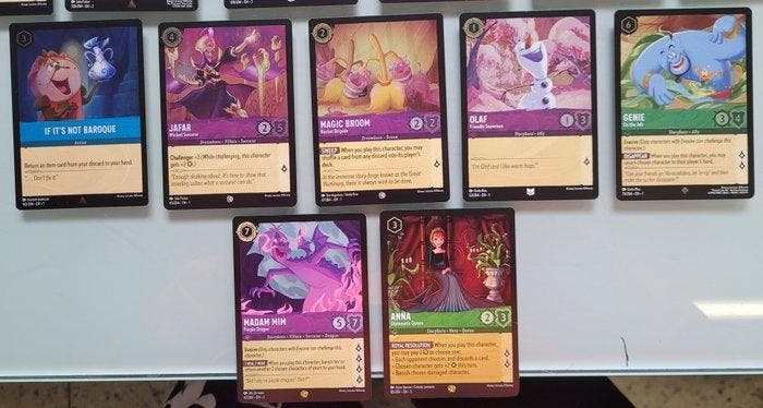 Disney - 31 Bulk kaarten - Disney Lorcana Foil, Verzamelen, Overige Verzamelen
