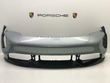 Porsche Taycan Turbo S ORIGINELE voorbumper met onderspoiler, Ophalen, Gebruikt, Voor, Porsche