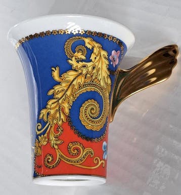Rosenthal - Versace - Kop en schotel - Versace Primavera