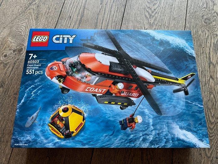Lego Set - 60503 - City - Coast Guard Helicopter, Kinderen en Baby's, Speelgoed | Duplo en Lego
