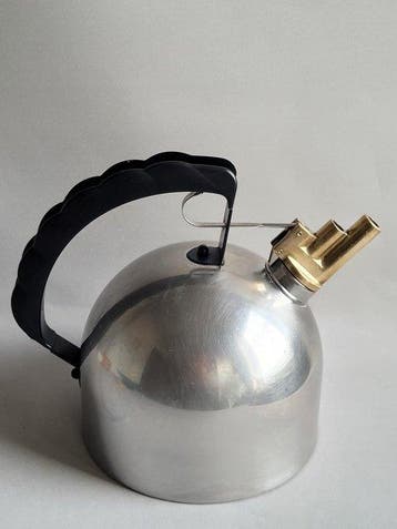 Alessi - Richard Sapper - Theepot - 9091 - Staal, Koper,