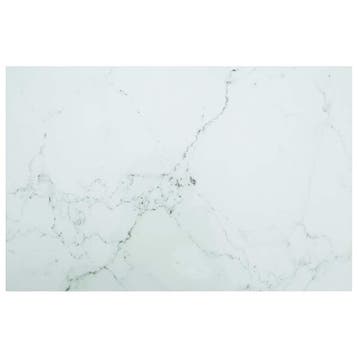 vidaXL Tafelblad 120x62 cm 8 mm gehard glas met marmeren, Verzenden