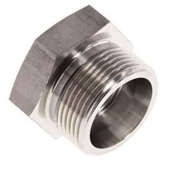 25S Bouchon de fermeture en acier inoxydable pour tubes 400, Bricolage & Construction, Verzenden
