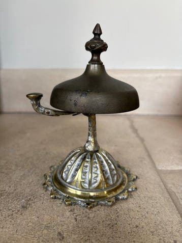 Cloche décorative - France - Vieille sonnette dhôtel,, Antiquités & Art