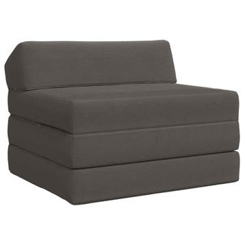 vidaXL Vouwbare Sofa Bed Donkergrijs 200 x 70 x 10 cm, Verzenden