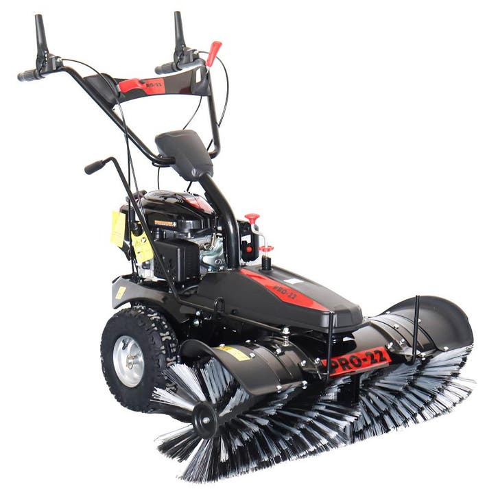 PRO-22 V6 Benzine Veegmachine, Tuin en Terras, Veegmachines, Nieuw