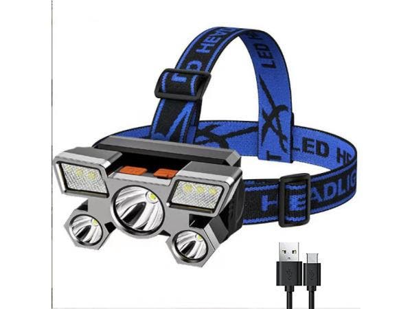 Veiling - Ultra Krachtige LED Hoofdlamp USB-C Oplaadbaar, Caravans en Kamperen, Zaklampen