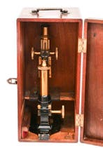 Microscope métallographique ancien de Watson (vers 1880) -