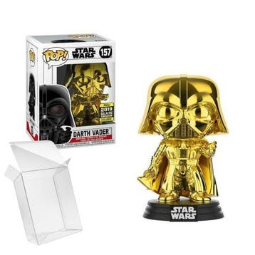 Funko Pop Star Wars  Darth Vader Gold Chrome 157  Galactic, Verzenden, Nieuw