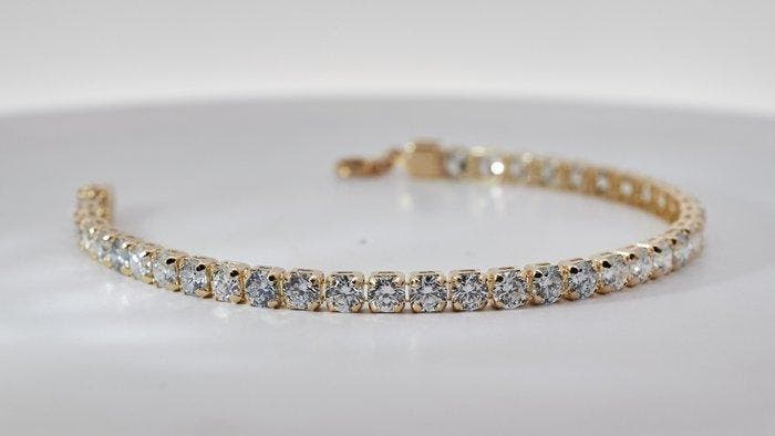 Zonder minimumprijs - Armband - 14 karaat Geel goud -, Bijoux, Sacs & Beauté, Bracelets