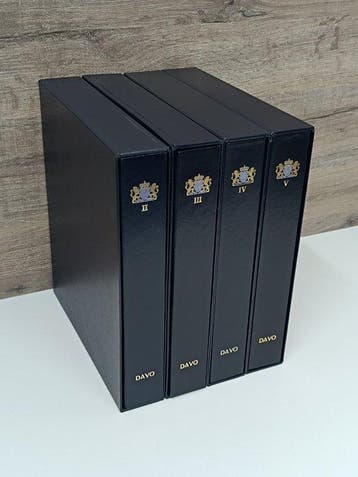 Accessoires 1970/2007 - 4x Davo LX Albums Nederland, Postzegels en Munten, Gestempeld