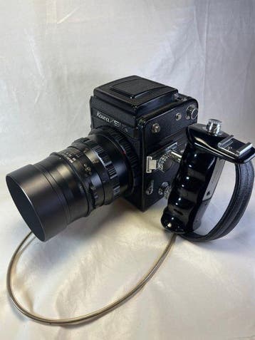 Kowa Model SIX + 3.5/150 mm lens + grip + doos 120 / medium
