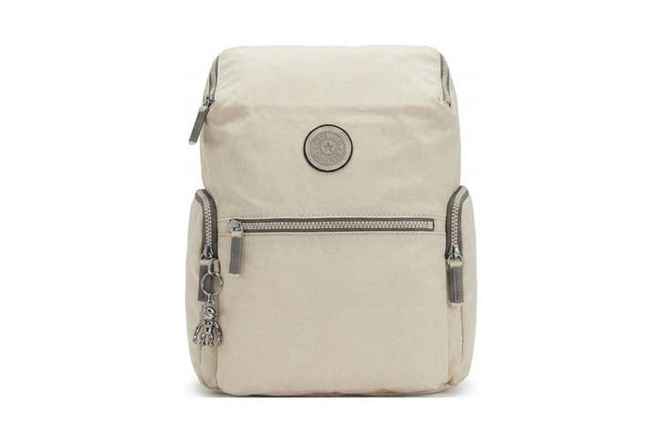 Kipling Rugzak Beige, Handtassen en Accessoires, Tassen | Rugtassen, 25 tot 40 cm, Zo goed als nieuw, Kipling, 30 tot 45 cm, Verzenden