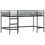 Kinderloftbed Zwart 100x201cm | Retour Deal | 41% Korting!, 100 cm, Eenpersoons, Verzenden, Zwart