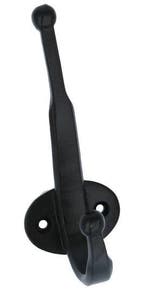 Kapstokhaak ijzer zwart 125 mm, Ophalen of Verzenden, Nieuw