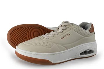Skechers Sneakers in maat 43 Beige, Kleding | Heren, Schoenen, Overige kleuren, Verzenden, Zo goed als nieuw, Skechers