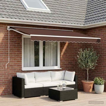 vidaXL Vervangingsdoek voor luifel 400x350 cm polyester, Verzenden, Nieuw