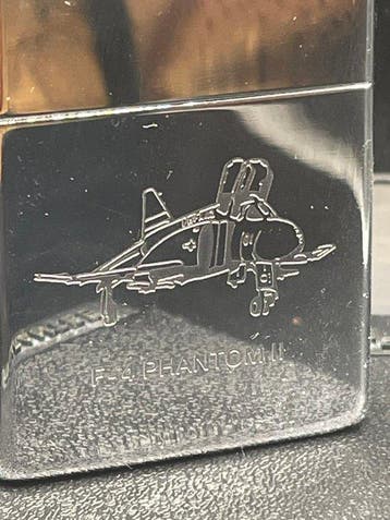Zippo - ZIPPO Gravé AVION F-4 PHANTOM 2 - Zonder, Nieuw