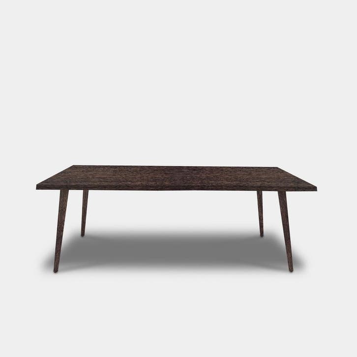 Tafel Boomstam Eikenhout  Konisch  260x100, Huis en Inrichting, Tafels | Eettafels