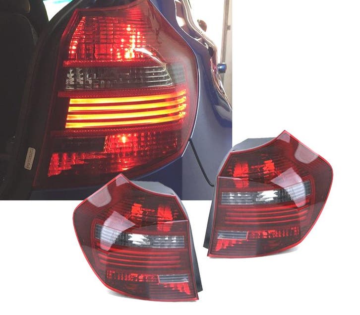 FEUX BMW E81 E87 LCI 07-11 LED ROUGE FUMÉ, Autos : Pièces & Accessoires, Éclairage, Envoi