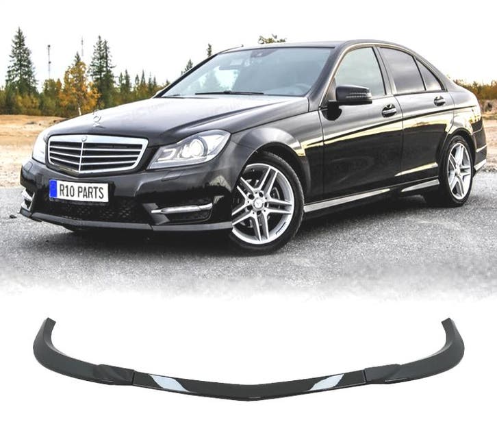Spoiler Lame de Pare-Chocs Avant Pour Mercedes W204 Amg Face, Autos : Pièces & Accessoires, Carrosserie & Tôlerie, Envoi