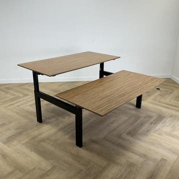 Vepa slinger duo bureau 160x80 cm, Zebrano - zwart, Gebruikt