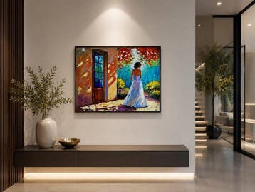 Ricart - Bajo el Mantón Floral, Antiek en Kunst