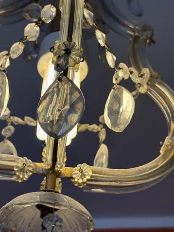 Lustre - Verre - Style vintage Maria Teres