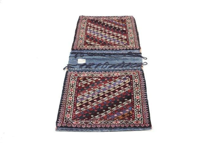 Art Deco Shahsavan zouttas oud - Vloerkleed - 140 cm - 65 cm, Huis en Inrichting, Stoffering | Tapijten en Vloerkleden