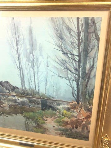 Ceferino Olive (1907-1995) - Paisaje, Antiek en Kunst