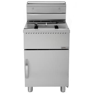 Friteuse | Aardgas | 45L | 30°C/190°C | 49kW | Aftapkraan |, Verzenden, Nieuw in verpakking