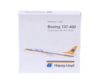 Schaal 1:500 Herpa 501279 Hapag-Lloyd Boeing 737-400 Reg...., Ophalen of Verzenden, Gebruikt