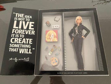 Barbie - Poupée Barbie Collector Andy Warhol Platinum Label