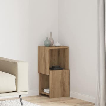 vidaXL Hoekkast 30,5x30x65cm Bewerkt hout Artisan Eiken, Huis en Inrichting, Kasten | Overige, Verzenden, Nieuw