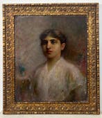 Antonio Pagnotta (1900-?) - Ritratto di giovane ragazza