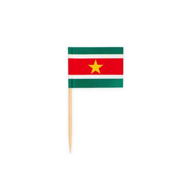 Cocktailprikkers Suriname 8cm 50st, Verzenden