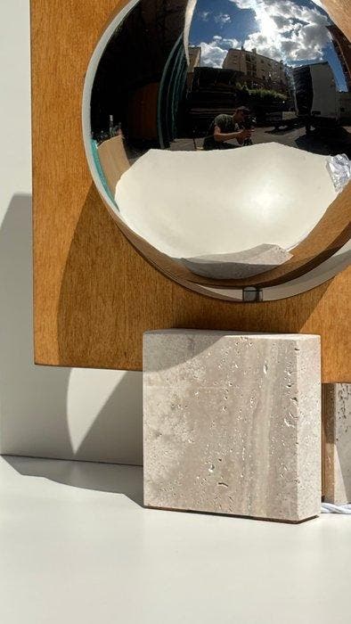 Edoardo Lietti Studio - Lampe de table - Galilée 2.0 - Bois,, Antiek en Kunst, Kunst | Designobjecten