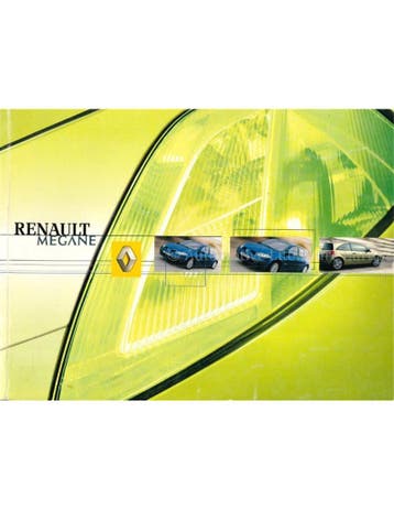 2004 RENAULT MEGANE INSTRUCTIEBOEKJE NEDERLANDS