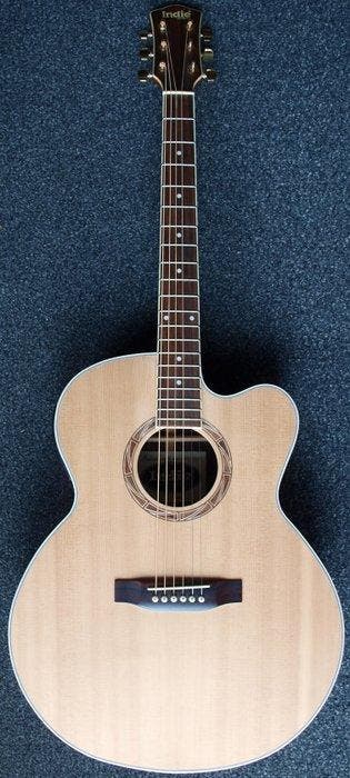 Indie - The Pure DCE Jumbo - - Elektro-akoestische gitaar, Musique & Instruments, Instruments à corde | Guitares | Acoustiques