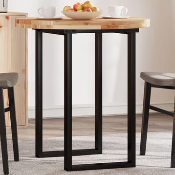 vidaXL Tafelblad rond Ø 70x4 cm massief acaciahout, Verzenden