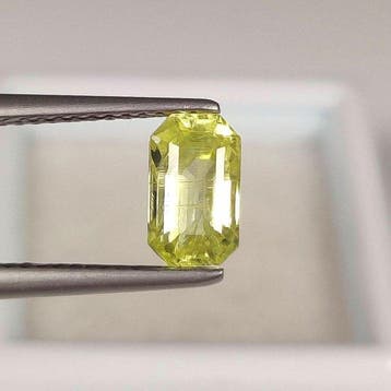 Zonder minimumprijs - 1 pcs Geel Saffier - 1.59 ct -