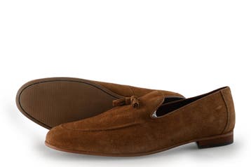 Sacha Loafers in maat 43 Cognac, Kleding | Heren, Schoenen, Loafers, Overige kleuren, Verzenden, Gedragen