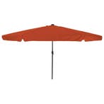 vidaXL Tuinparasol Terracotta 395 x 395 x 245 cm Polyester, Tuin en Terras, Verzenden, Nieuw